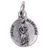 Médaille moulée en métal couleur argentée Ø 1.2 cm, Plusieurs Saints.