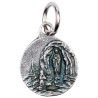 Médaille moulée en métal couleur argentée Ø 1.2 cm, Plusieurs Saints.