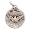 Médaille moulée ou frappée en métal couleur argentée Ø 1.5 cm. Plusieurs saints.