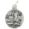 Médaille moulée ou frappée en métal couleur argentée Ø 1.5 cm. Plusieurs saints.