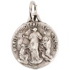 Médaille moulée ou frappée en métal couleur argentée Ø 1.5 cm. Plusieurs saints.