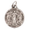 Medaille moulee ou frappee en metal couleur argentee Ø 1.8 cm. Plusieurs saints.