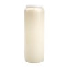 Bougie de neuvaine duree 9 jours 100% vegetal, hauteur 18 cm Ø 6,5 cm. VENDUE A L UNITE