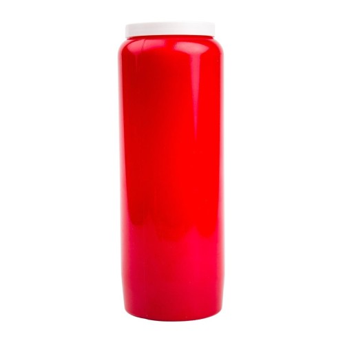 Bougie de neuvaine duree 9 jours 100% vegetal, hauteur 18 cm Ø 6,5 cm. VENDUE A L UNITE