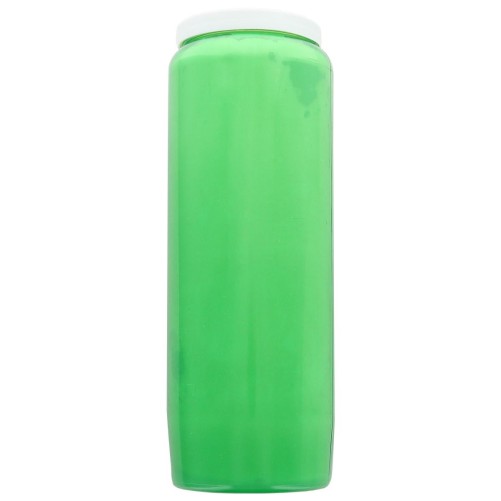 Bougie de neuvaine duree 9 jours 100% vegetal, hauteur 18 cm Ø 6,5 cm. VENDUE A L UNITE