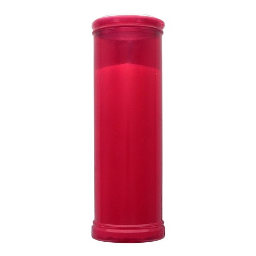 Bougie rouge d'extérieur, H.190mm Ø 64 - durée environ 4 jours et 8heures