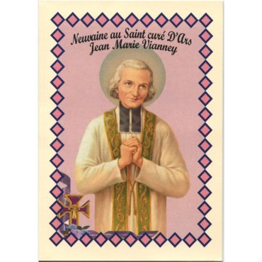 Livret de neuvaine avec historique, prière, neuvaine H.15 x10 cm, nombreux saints.