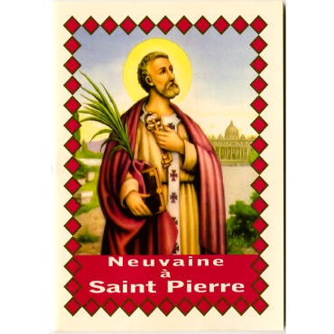 Livret de neuvaine avec historique, prière, neuvaine H.15 x10 cm, nombreux saints.