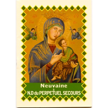 Livret de neuvaine avec historique, prière, neuvaine H.15 x10 cm, nombreux saints.