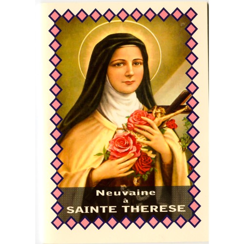 Livret de neuvaine avec historique, prière, neuvaine H.15 x10 cm, nombreux saints.