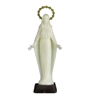 Statue fluorescente assemblée de la Vierge Miraculeuse, 2 Tailles..