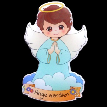Magnet enfantin en resine souple , H. 8 cm. Plusieurs saints.