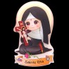 Magnet enfantin en resine souple , H. 8 cm. Plusieurs saints.