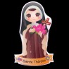 Magnet enfantin en resine souple , H. 8 cm. Plusieurs saints.